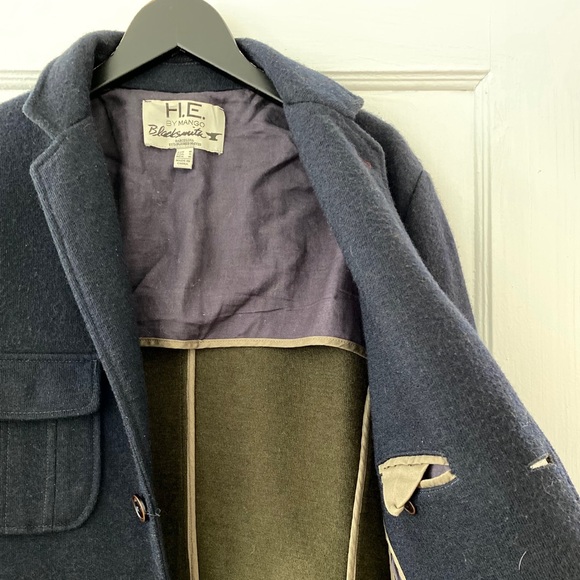 H.E. by Mango Multi Pocket Wool Blend Jacket - Picture 8 of 9